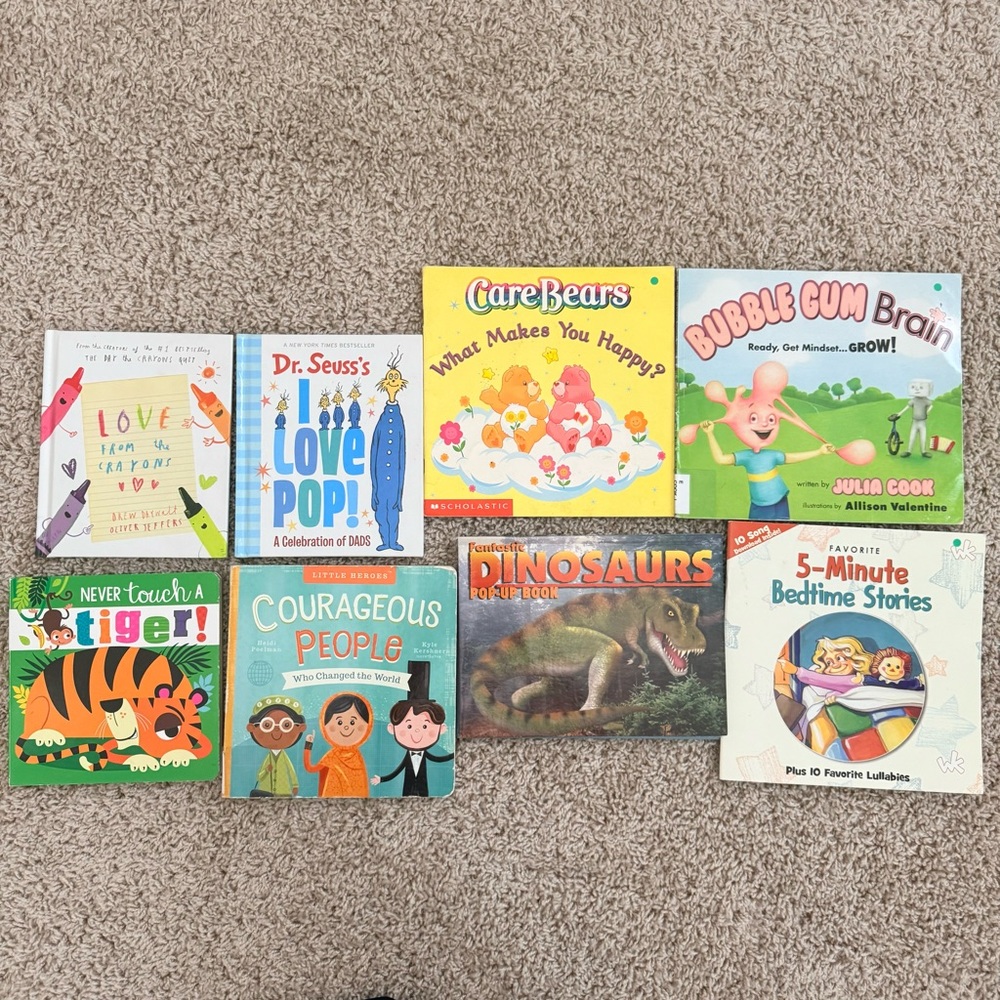 Lot of 8 children’s books, excellent condition